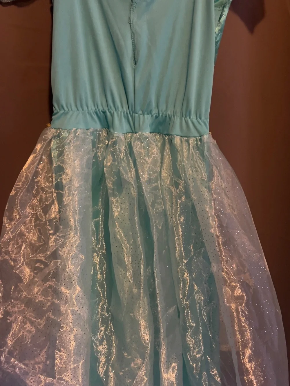 Disney Aqua and Gold Princess Superhero Dress